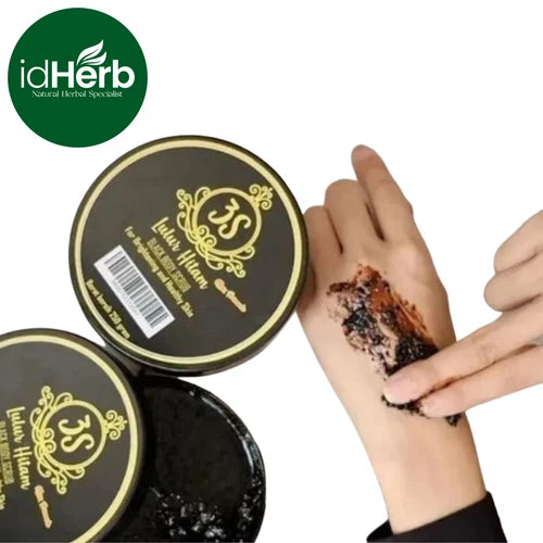 Original 3S Lulur Hitam Black Body Scrub For Brightening Acne and Healthy Skin